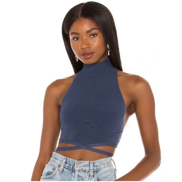 Camila Coelho | Tops | Adona Top in Blue - Picture 1 of 4